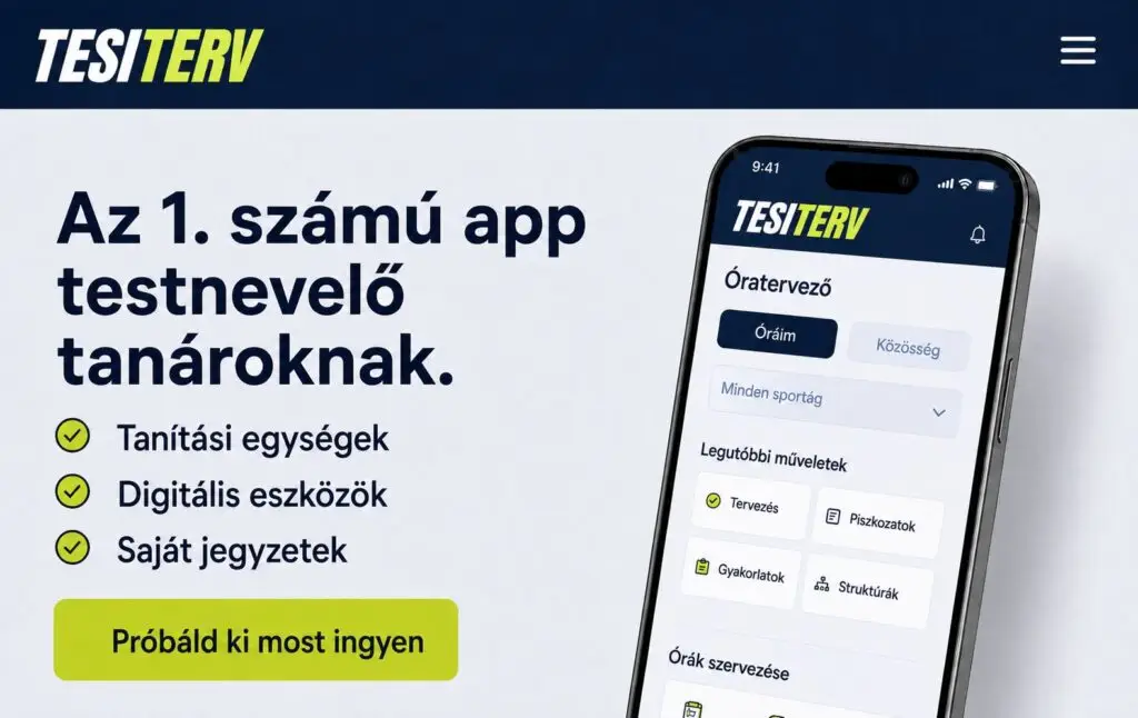 Tesiterv testnevelő tanároknak