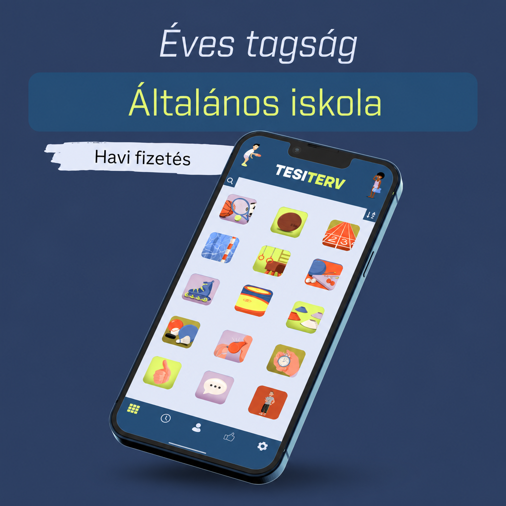 Éves tagság havi fizetéssel általános iskolához