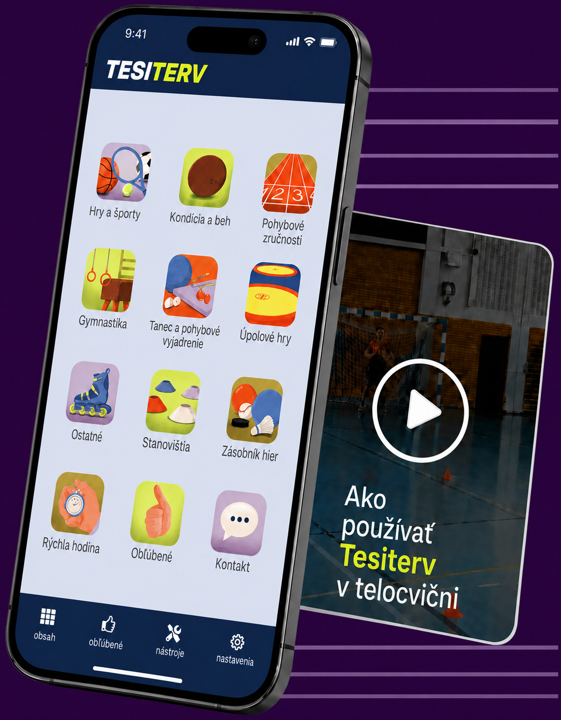 Tesiterv aplikácia s obsahom a pomôckami